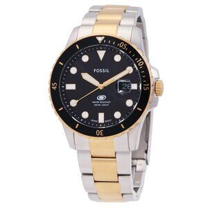 FX03790B NWT Fossil Fashion Men's Quartz Steel Authentic Watch